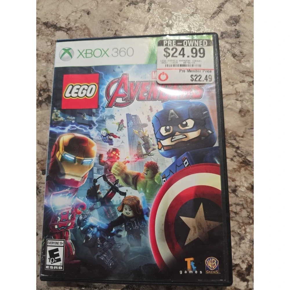 LEGO Marvel's Avengers Microsoft Xbox 360 No Manual